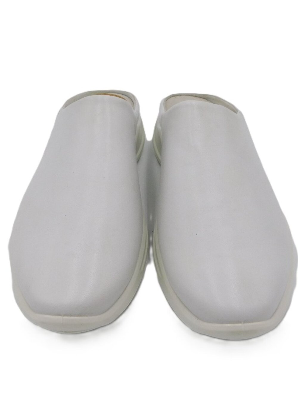 Ecco Flexure Runner Slide Slippers Mules | White | EUC | Size 41 /10-10.5 - Picture 3 of 10